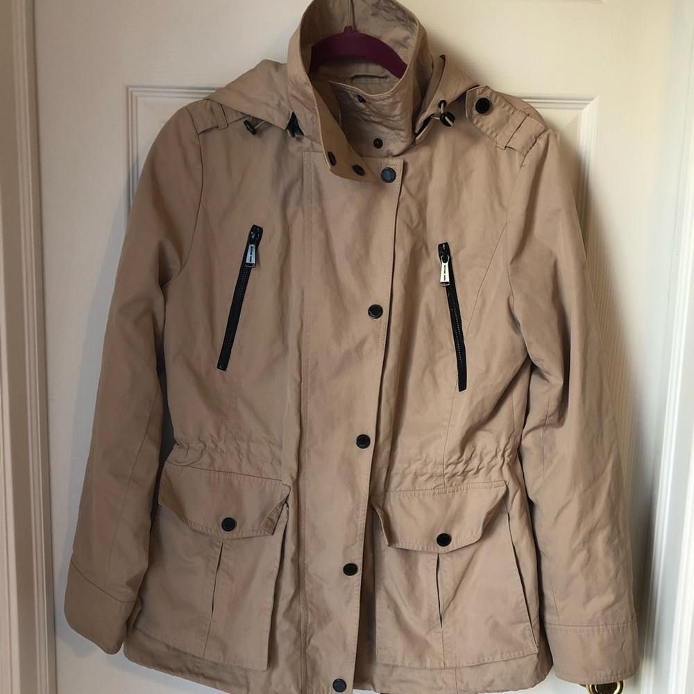 Michael Kors Tan Rain Coat